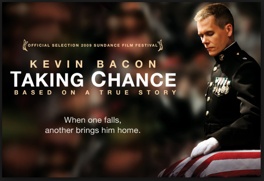 Fallen another. Taking chance (2009). Taking chances. Kevin Bacon taking chance (2009).
